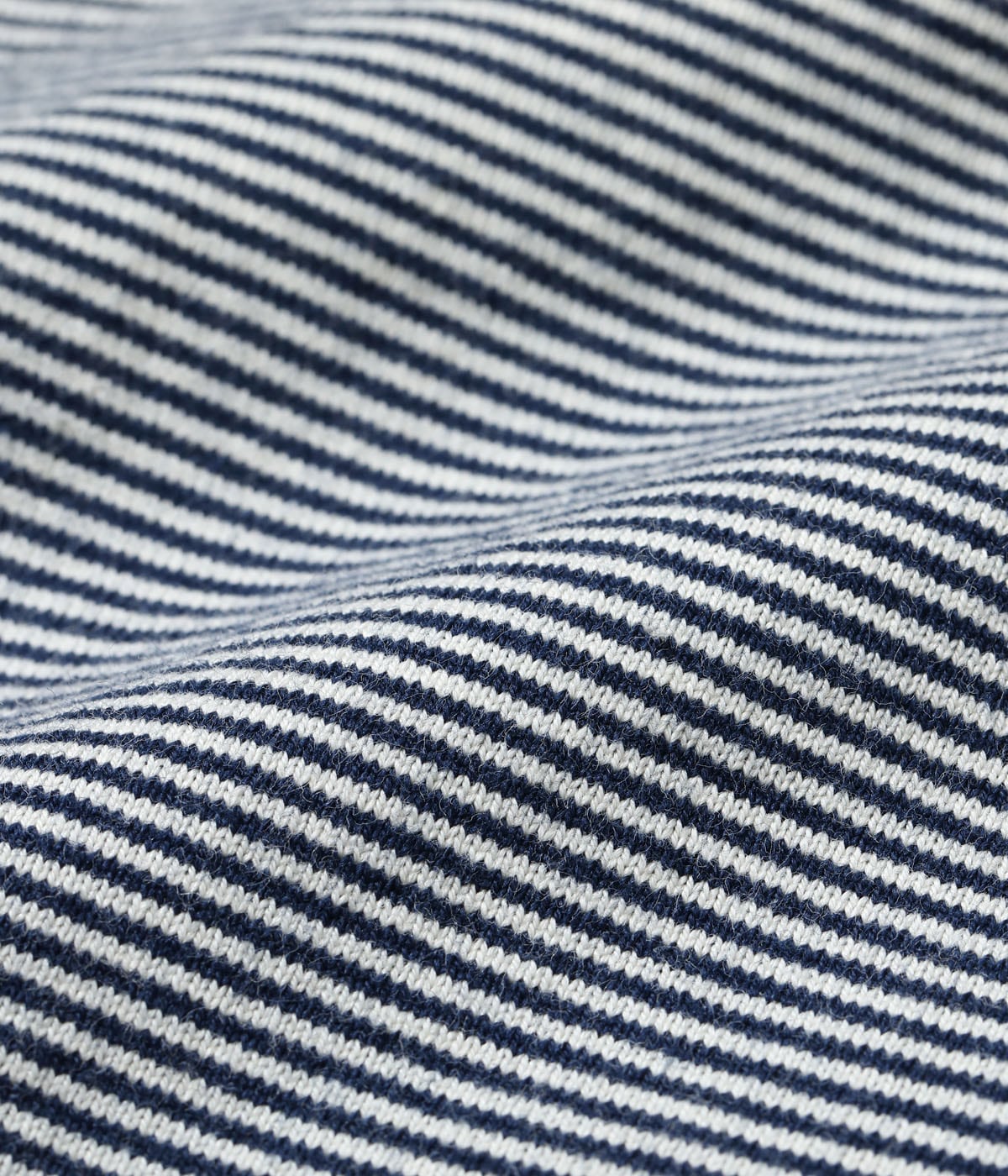 WHITESVILLE 30/2 FINE-LINED BORDER T-SHIRT