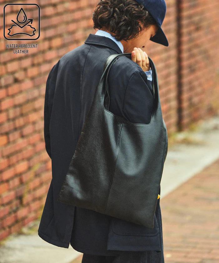 Leather Marche Bag / Leather Marche / Tote Bag / Cowhide / Water-repellent Leather
