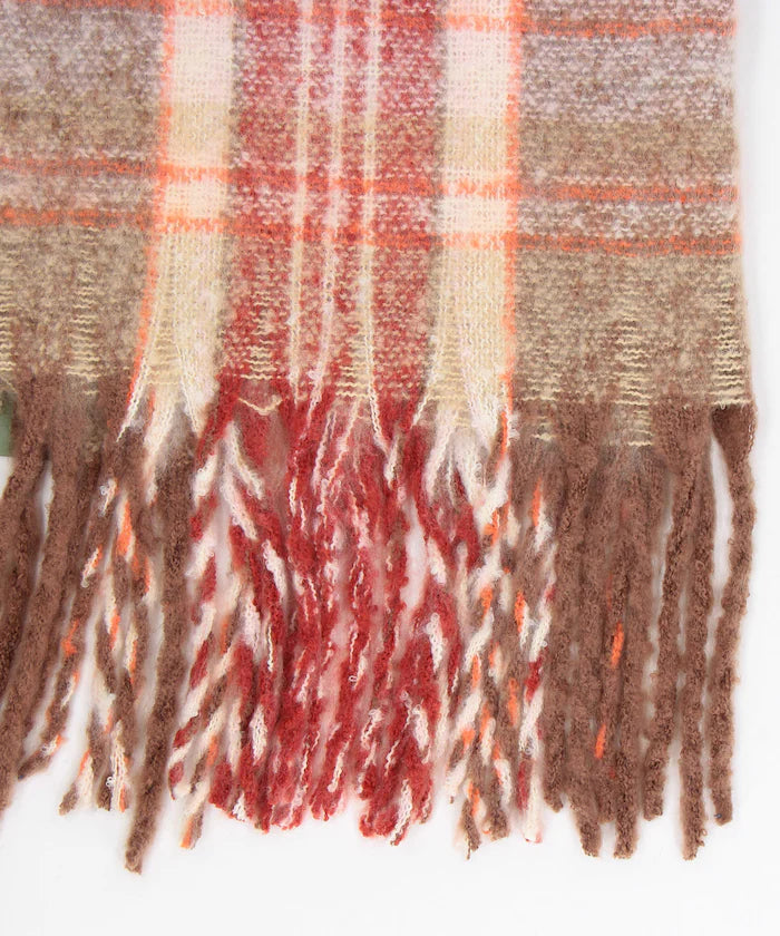 Boucle Check Scarf