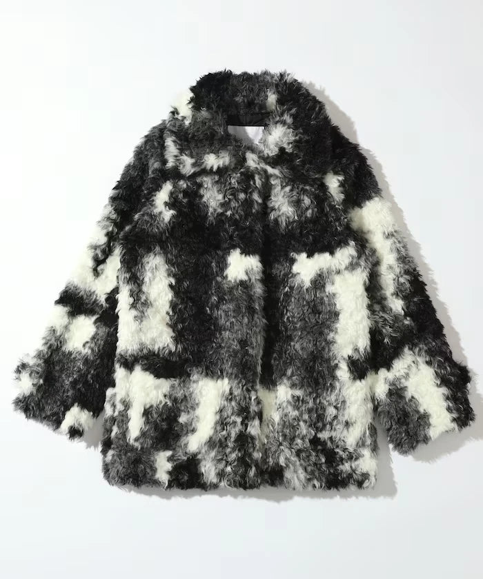 Fake Fur Mid-Length Coat / Fur Coat
