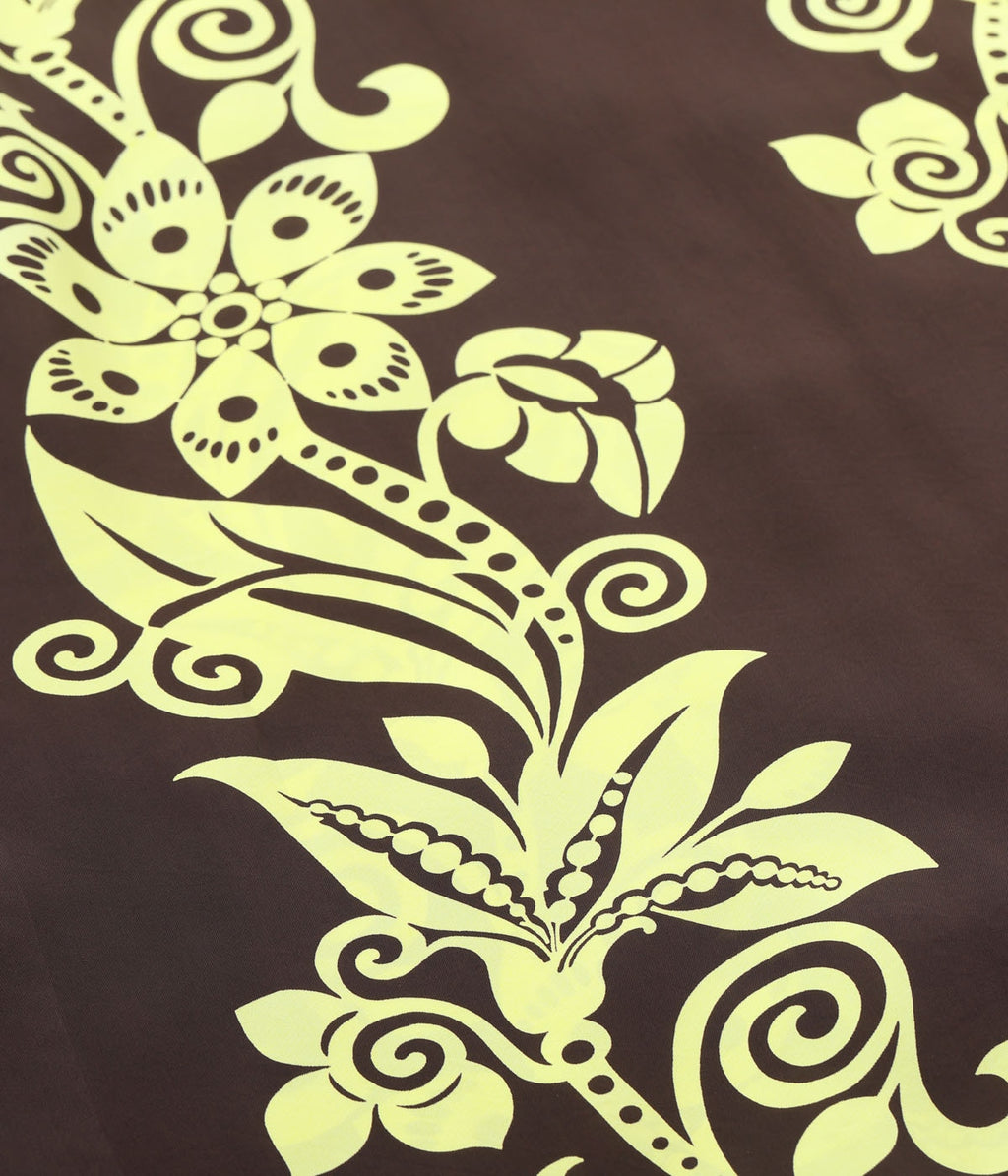 Rayon Hawaiian Shirt Pictograph Flower