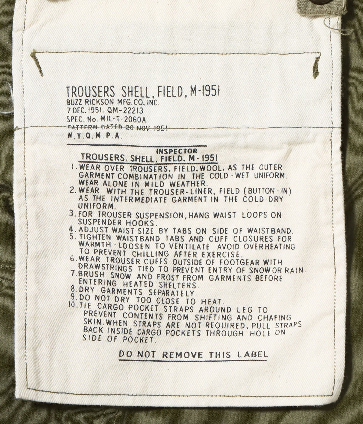 Trousers, Shell, Field, M-51 Shorts