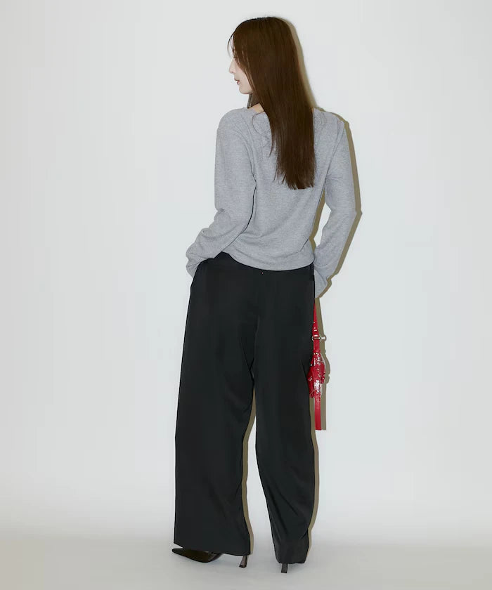 Color Tuck Slacks Pants Limited Release