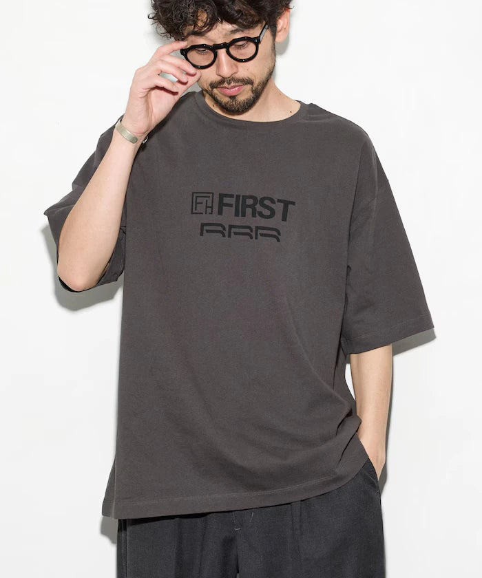 6 oz Front Logo Print Crew Neck T-Shirt / Print T-Shirt PRINT RRR
