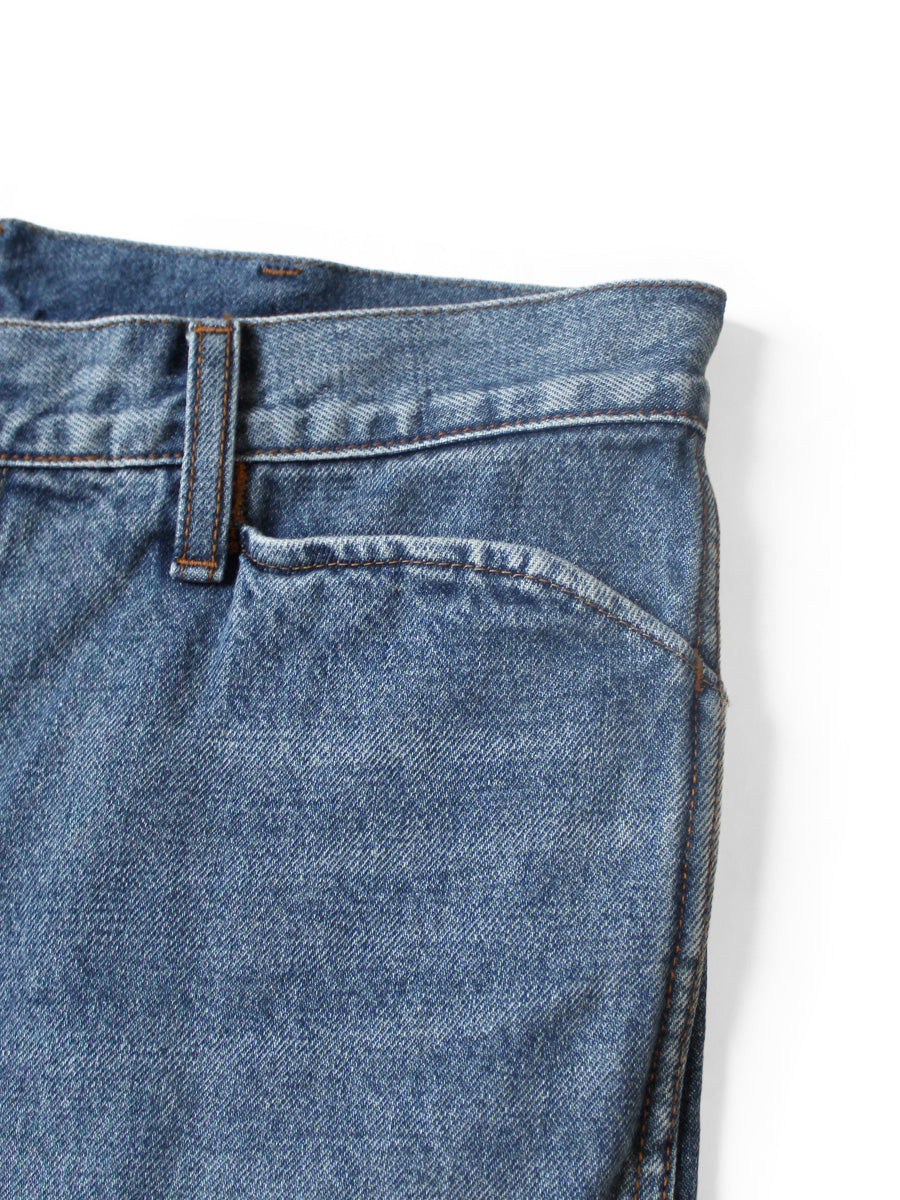 14oz Denim 5P Frisco Flare (Center Pleats Processing)