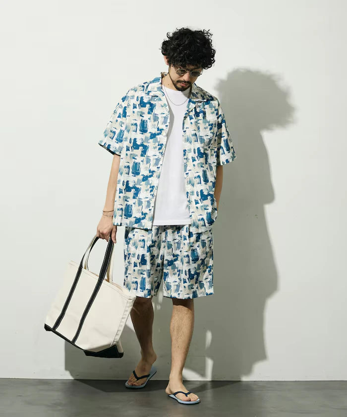 Pattern Easy Shorts / Allover Design Short Pants / Setup Compatible
