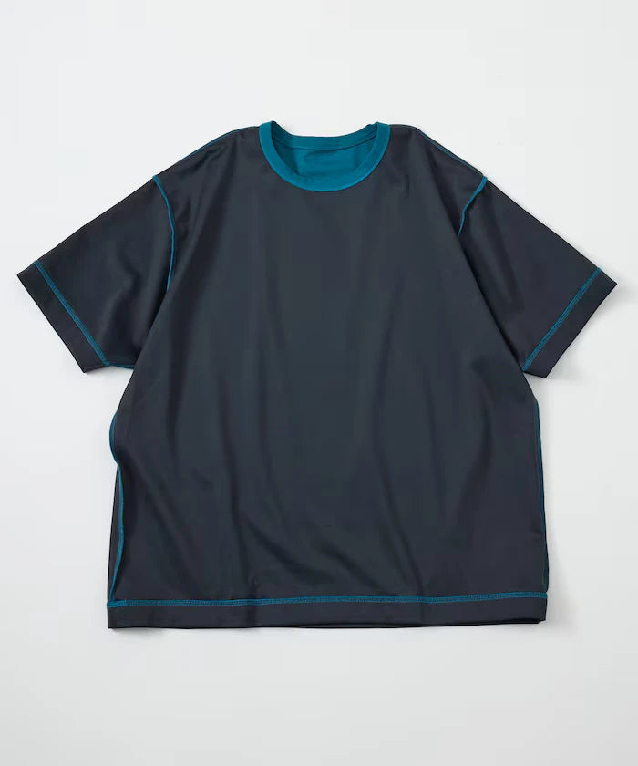 Relaxed Fit Reversible Cardboard Short Sleeve T-Shirt / Color Design