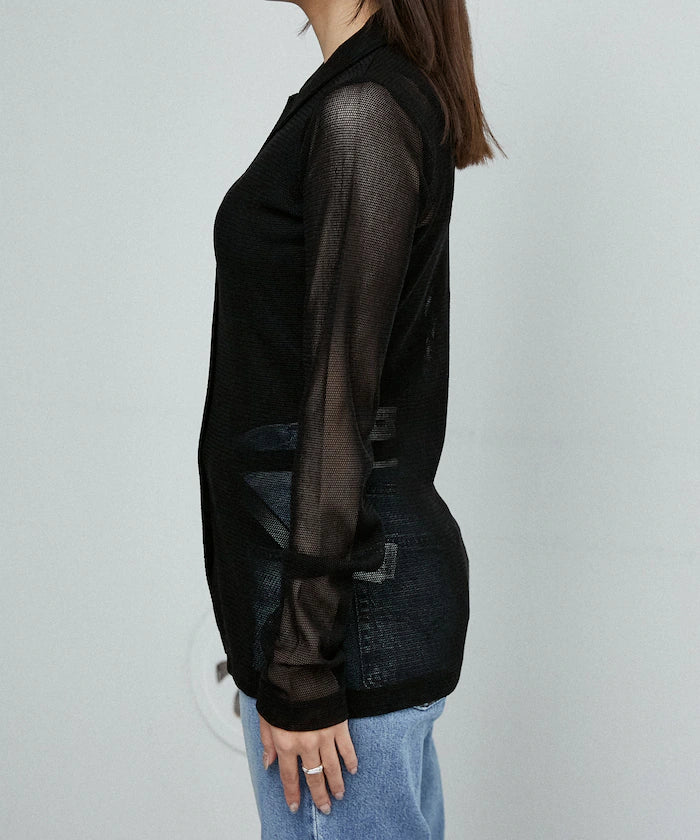 Mesh Shirt Cardigan Limited Edition