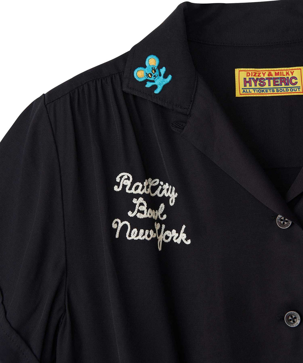 RAT CITY BOWL Embroidered Bowling Shirt