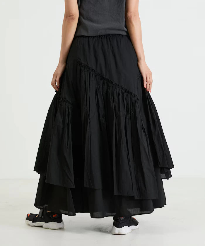 India Frill Maxi Gathered Skirt