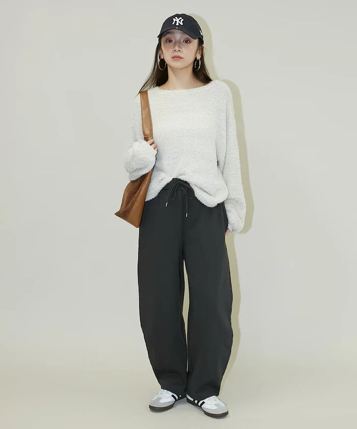 Brushed Back Sweat Curve Pants Limited Edition