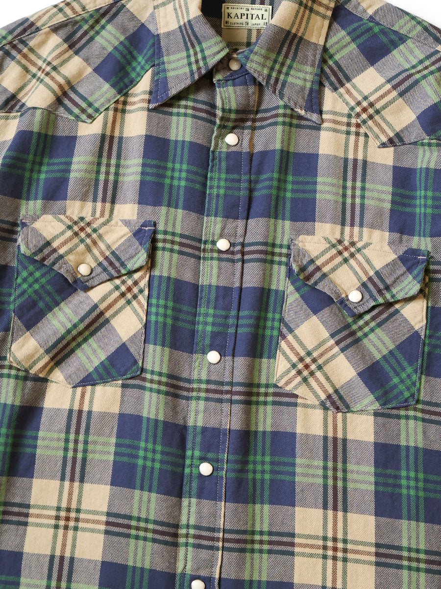 Columbia Check Husky Western Shirt