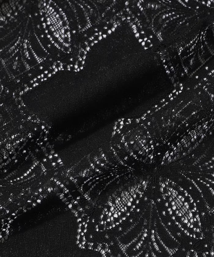 [February 12 12:00 Release] Panel Lace Shirt Jacket / Compatible with Setup
