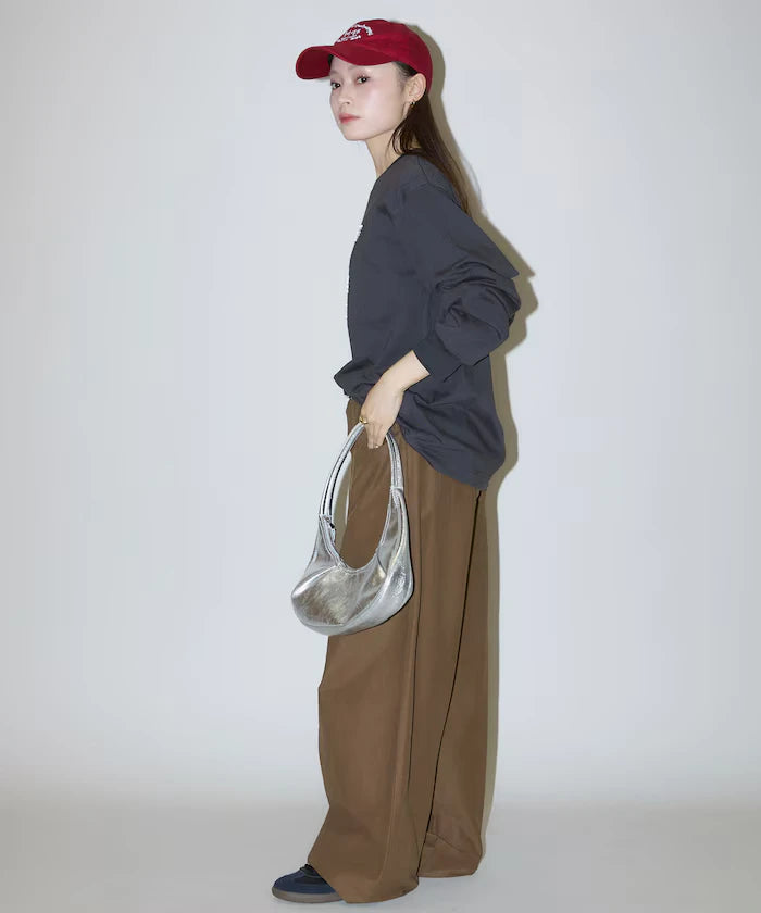 Box Logo Bead Embroidery Big Silhouette Long Sleeve T-Shirt Limited Edition