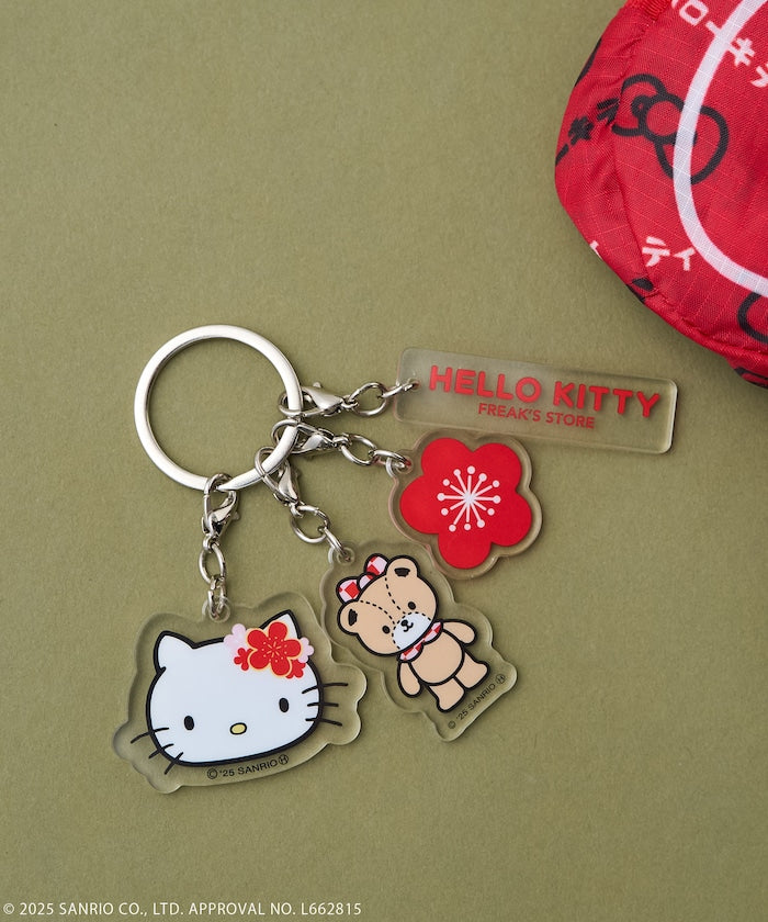 "HELLO KITTY" Kimono Acrylic Keychain