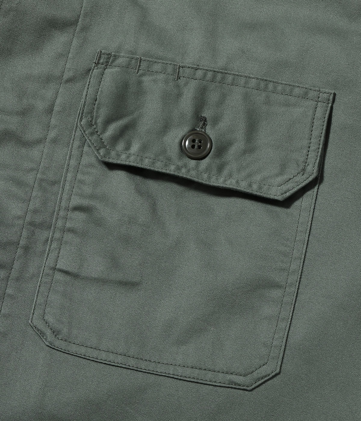 Utility Shirt, Cotton Sage Green