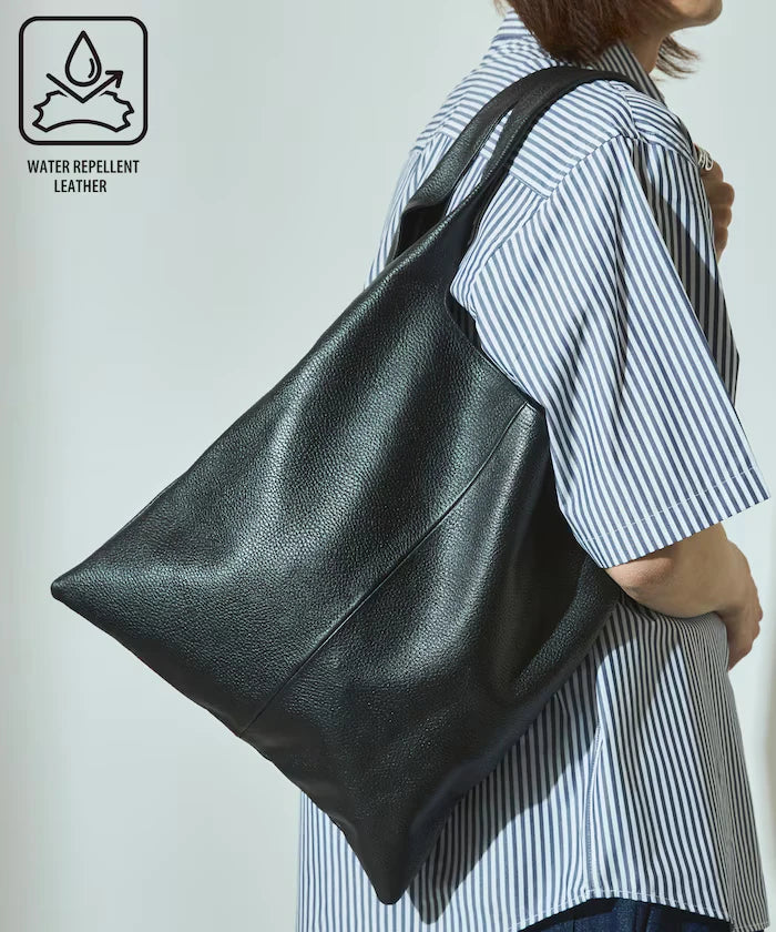 Leather Marche Bag / Leather Marche / Tote Bag / Cowhide / Water-repellent Leather