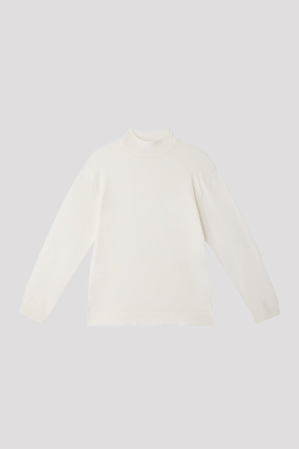 SOFT HIGH GAUGE MOCKNECK LONG SLEEVE TOP