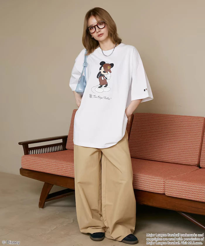 MLB/MICKEY MOUSE/Exclusive Print T-Shirt Limited Release