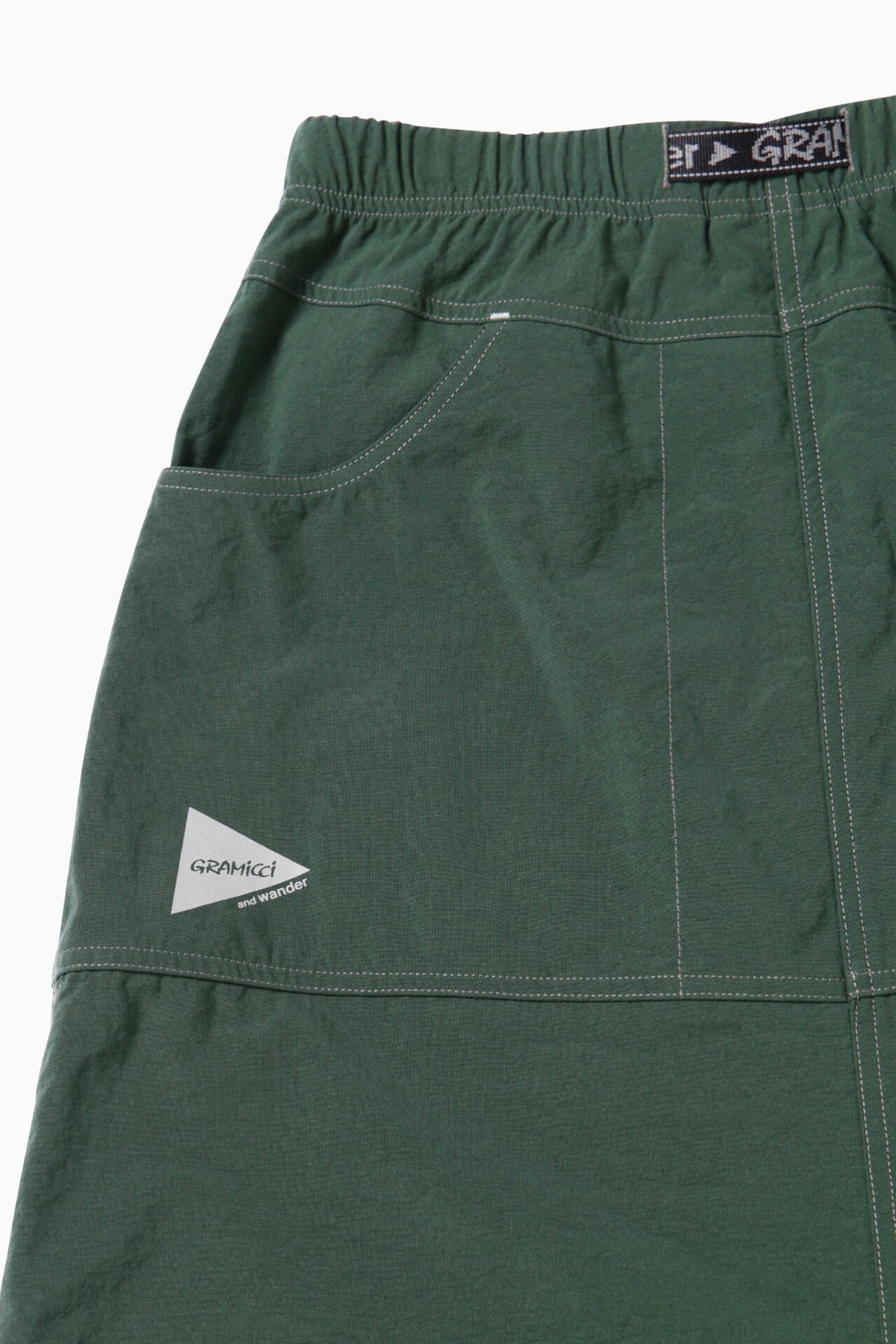 GRAMICCI × and wander nylon double knee skirt