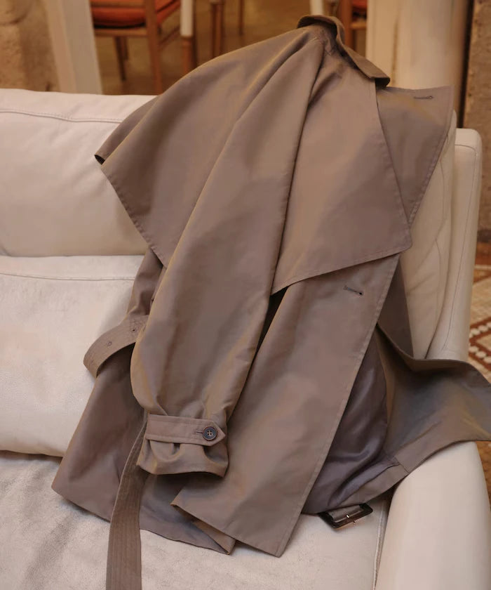 T/C Chambray Short Trench Coat