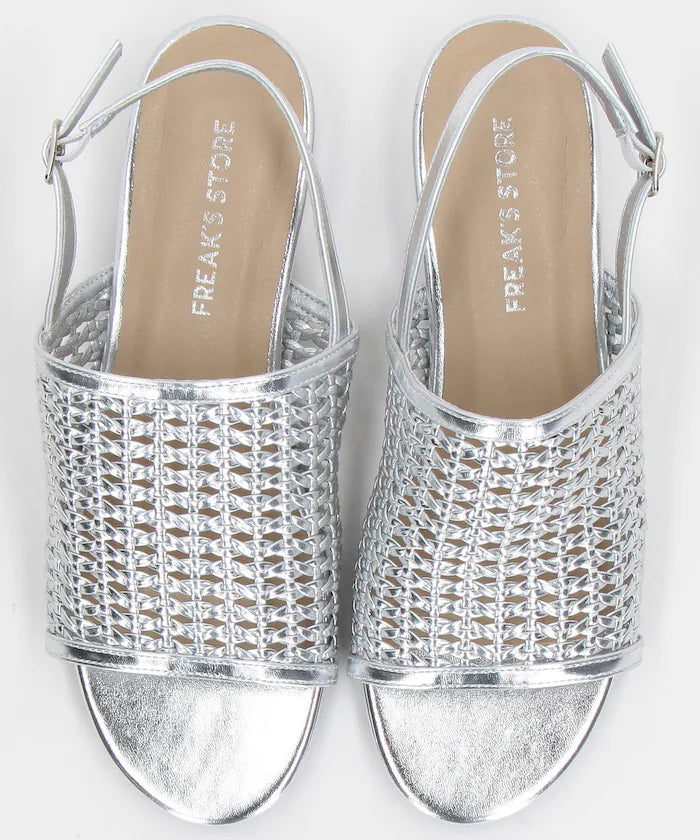 Leather Mesh Sandal