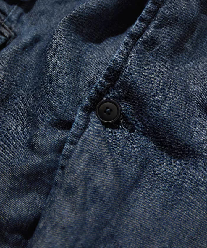 French Linen Denim Tailored Jacket