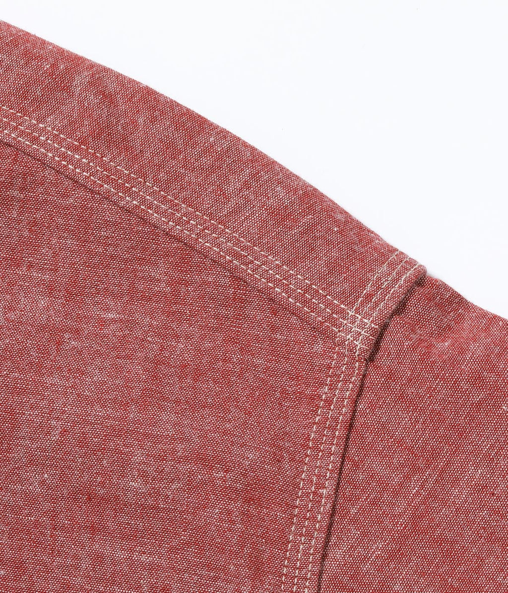 Red Chambray Work Shirt