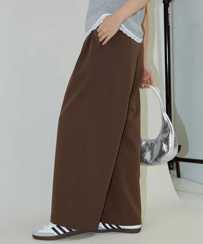 2-pleat slacks pants limited edition