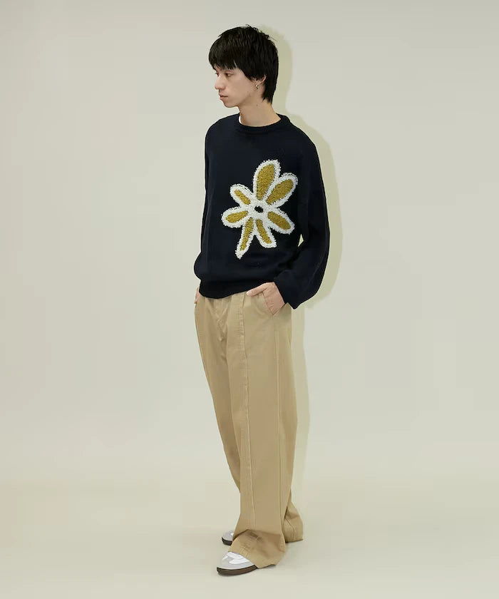 Boucle Flower Pullover Knit [Limited Edition]