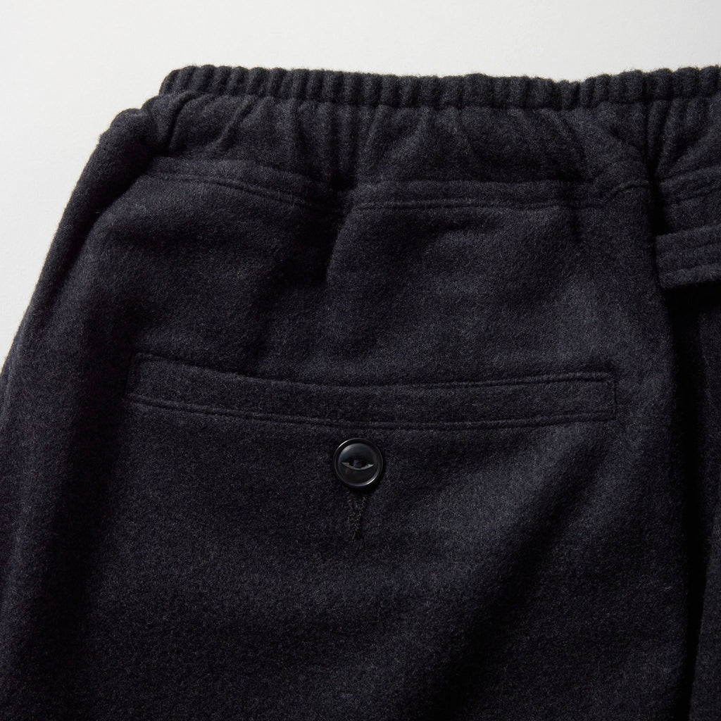 GL42576 / SUPER 160's WOOL HERRINGBONE MOSSER 1TUCK EASY PANTS