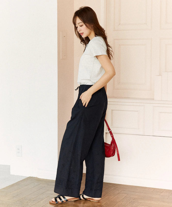 India Embroidered Easy Pants Limited Edition