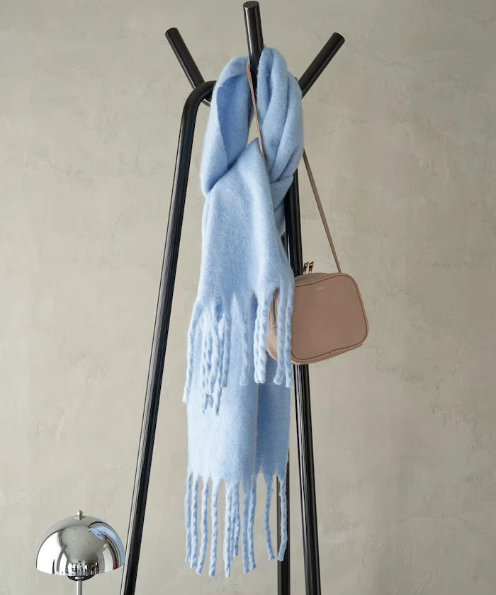 Volume Fringe Scarf