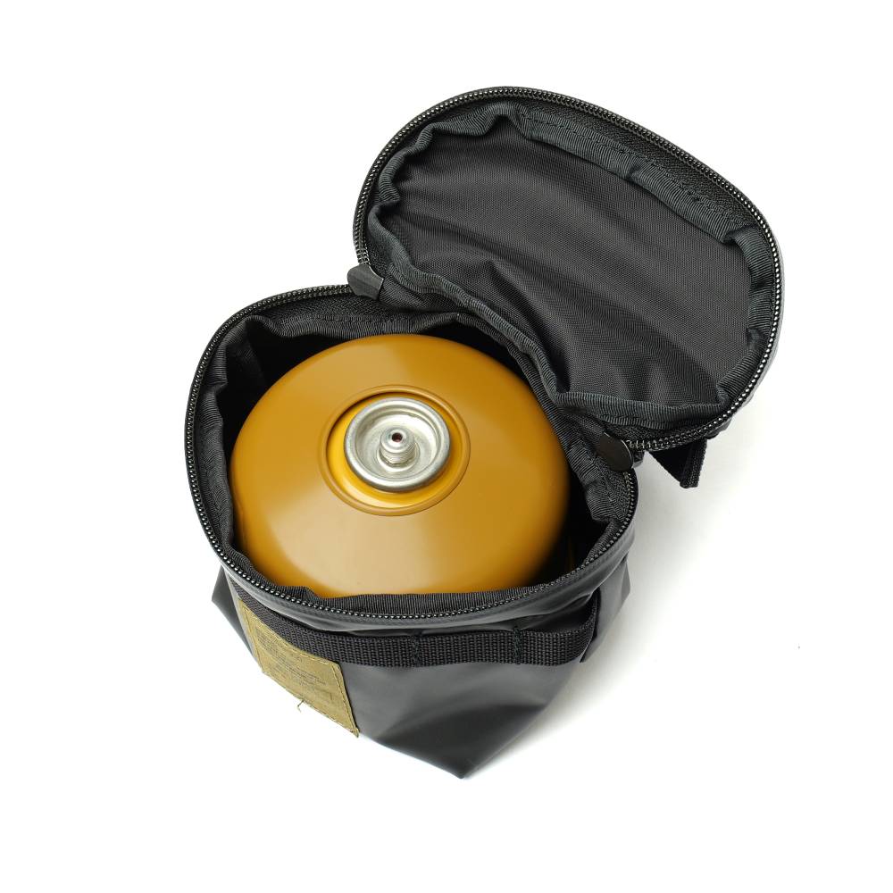 NYLON POLYCARBONATE 2ROOM POUCH sizeS/ BLACK
