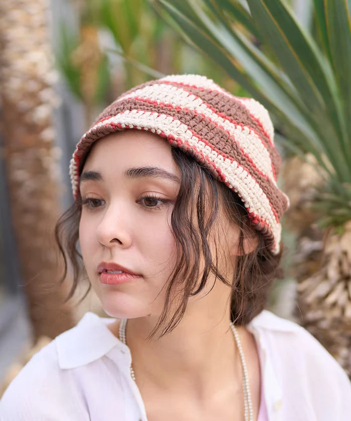Wave Hand-Woven Knit Hat