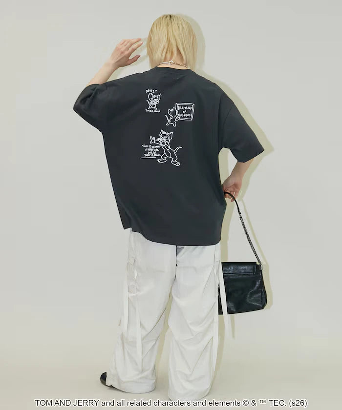 <Functional Material> TOM AND JERRY Graphic T-Shirt Limited Edition
