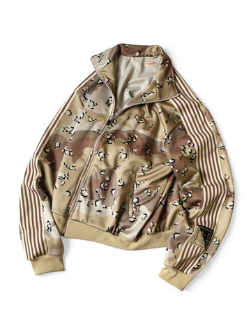 Smooth Jersey Chocolate Chip Camouflage Track Jacket