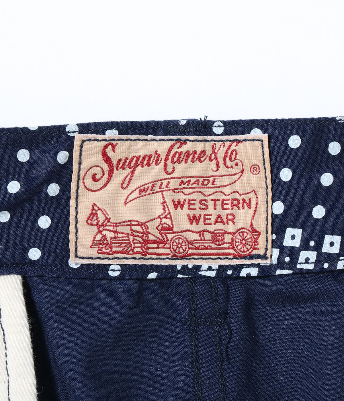 NATIVE AMERICAN BANDANA PATCHWORK PRINT WORK SHORTS