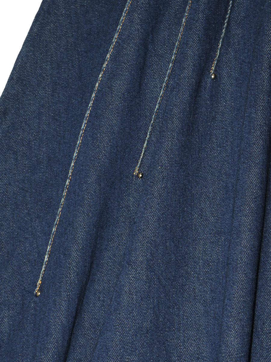 11.5oz Denim Butterfly Concho Sundance Dress