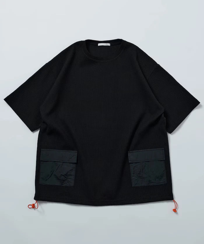 Side Pocket Spindle Tech Thermal Short Sleeve T-Shirt / Big Silhouette