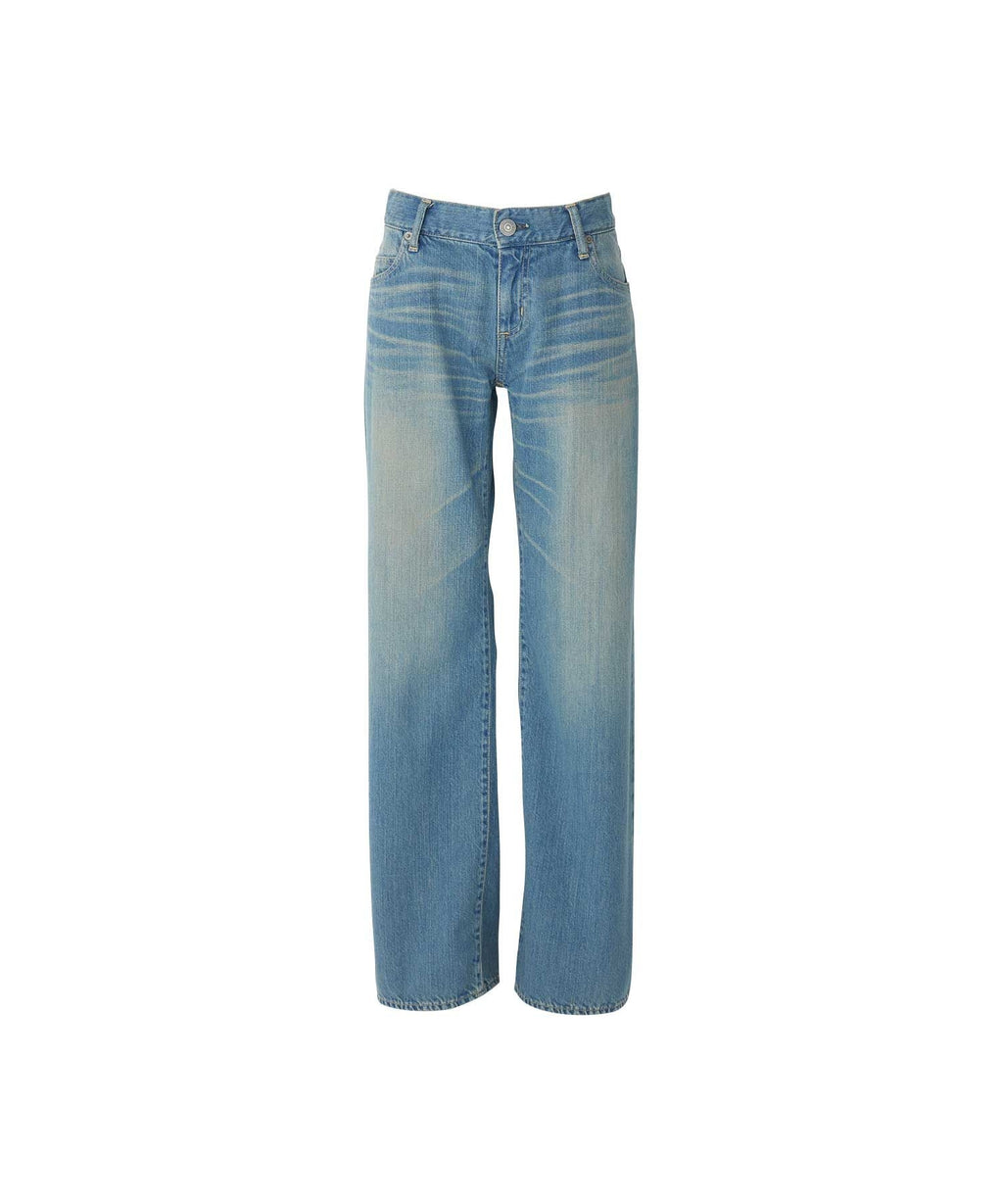 Low Rise Straight Denim Pants