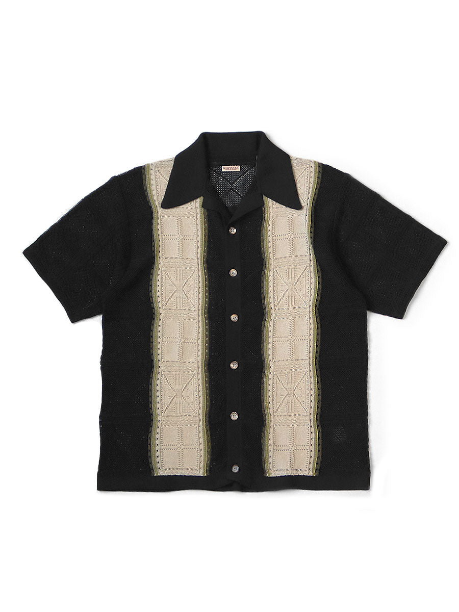 12G Crocheted Knit Tennessee Aloha Polo