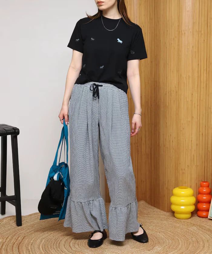 Organic Cotton Allover Embroidery T-Shirt