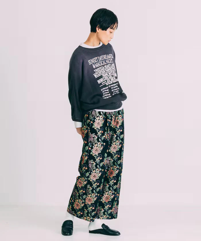Fade Print Dolman Sweat