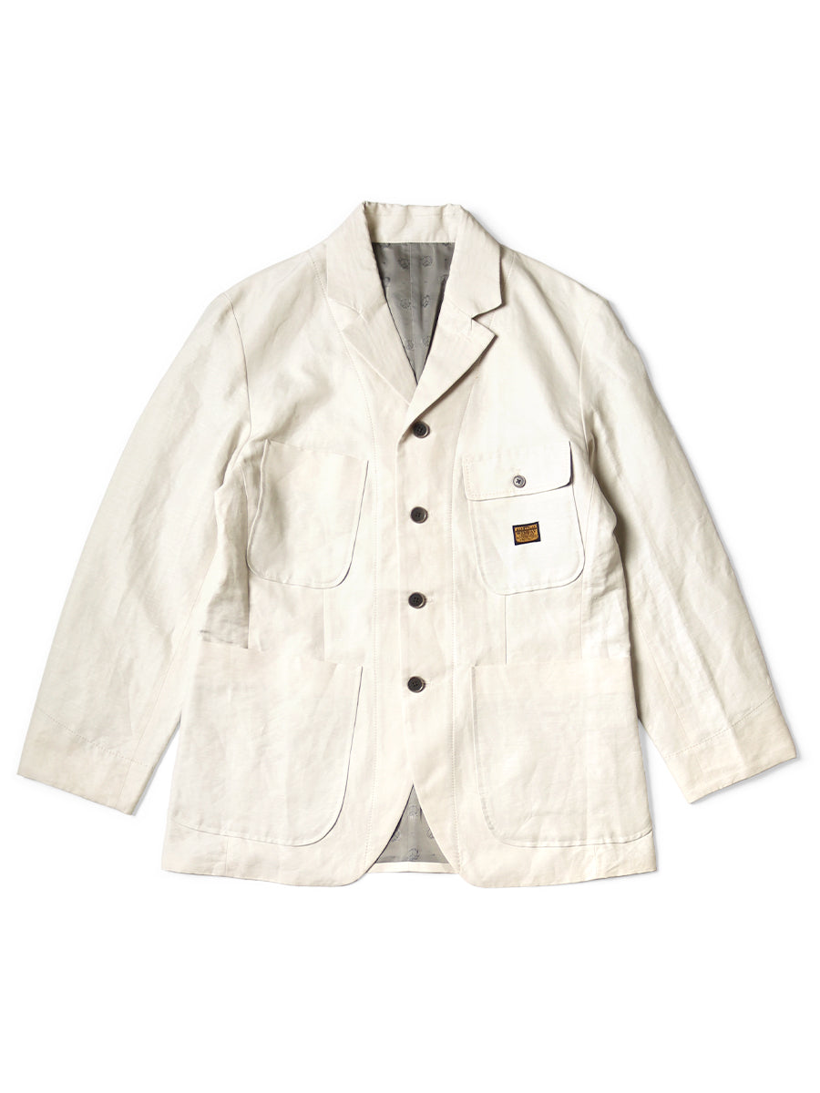 Cotton Linen Herringbone Lumber Suit JKT (BEERpt)