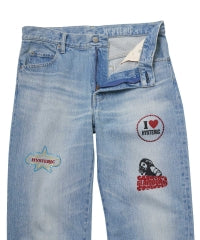 HYS Logo Straight Denim Pants