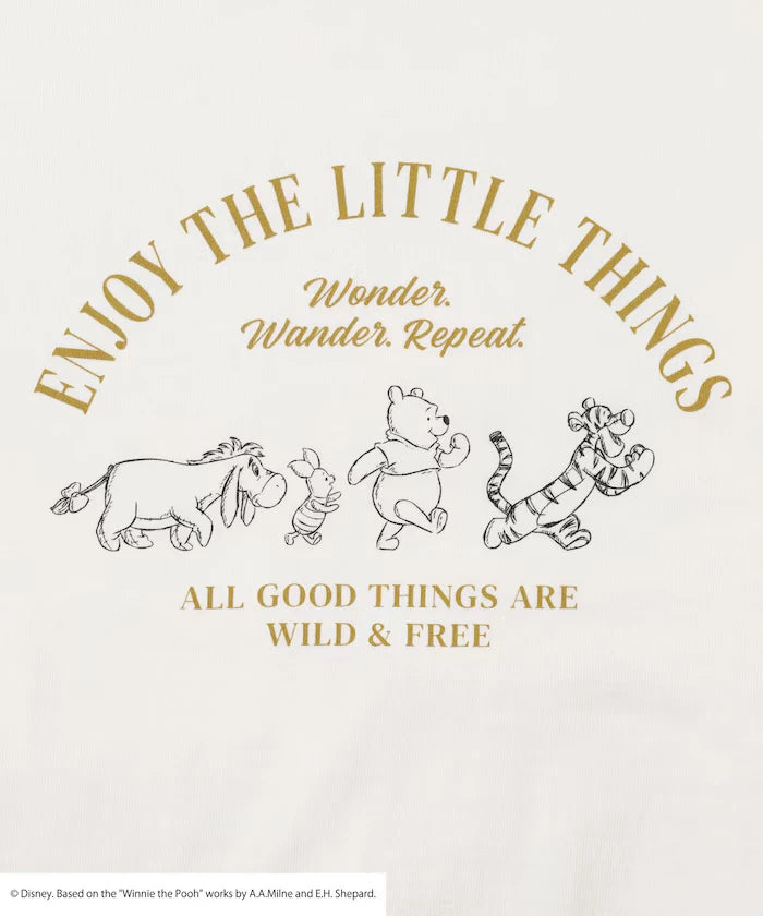 Winnie-the-Pooh Front Logo Print T-Shirt
