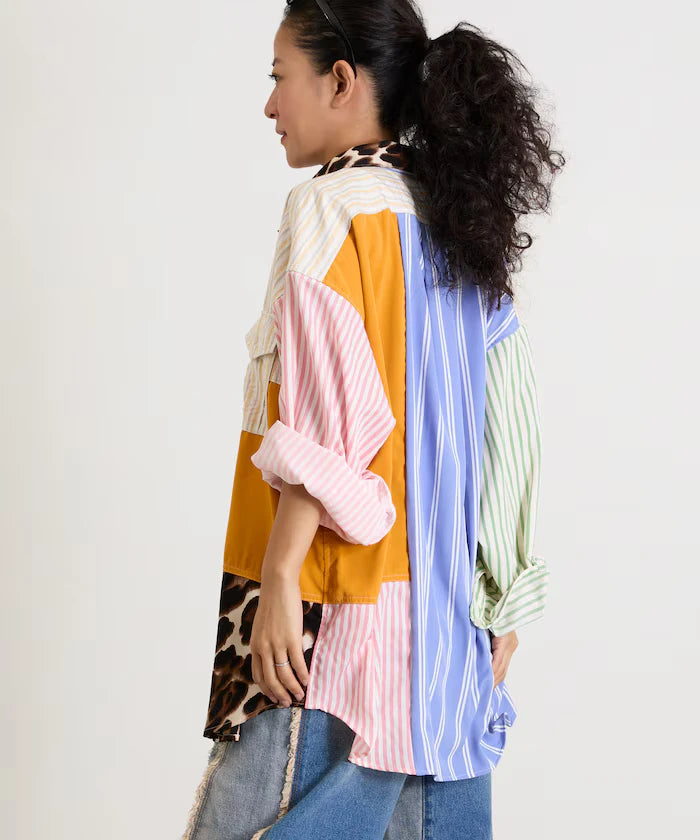 Patchwork Big Shirt