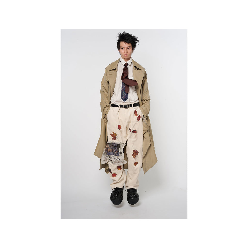 SHAPE MEMORY SHIJIRA TIE：GREY