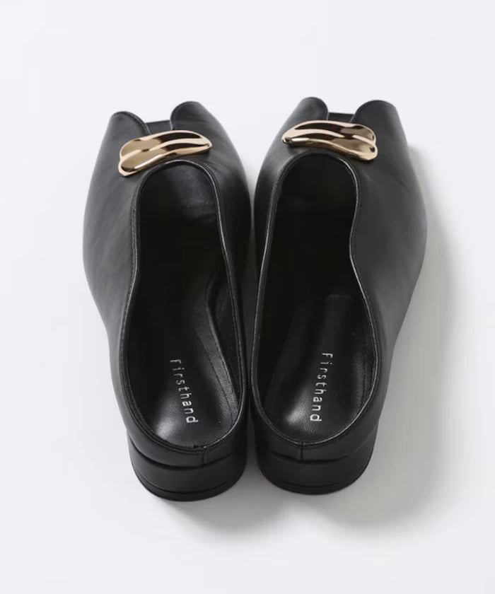 Nuance Plate Open Toe Shoes